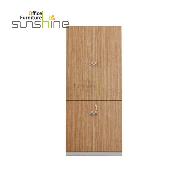 Commercial office furniture wooden two doors filing cabinet YS-A6-J8018