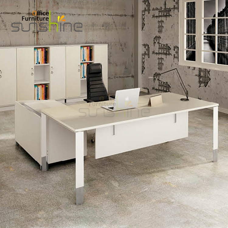 Modern office furniture desk high tech executive l shaped office desk YS-A5-A1819