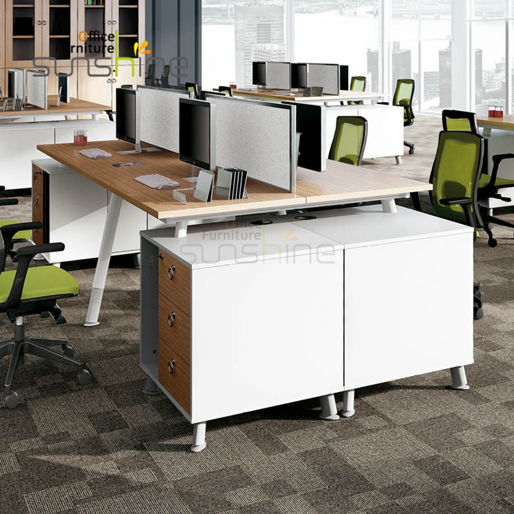 Modern office furniture 4 person office workstation YS-A6-F3012