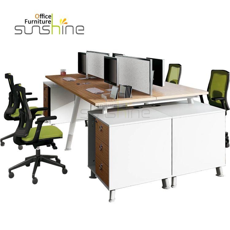 Modern office furniture 4 person office workstation YS-A6-F3012