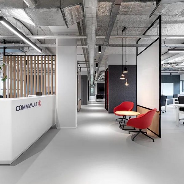 Appreciation of Dutch office design by Commvault, a data management company