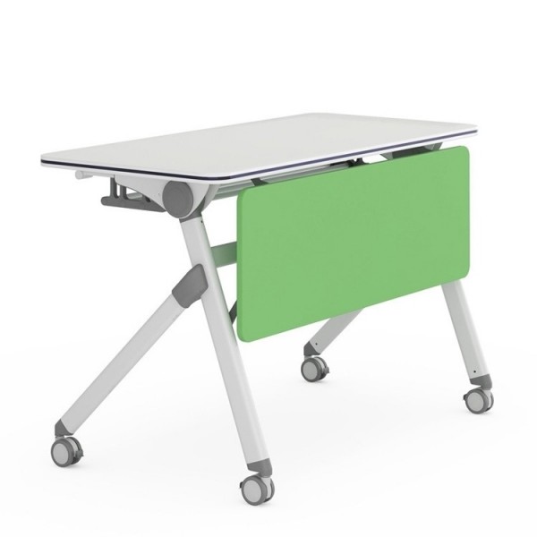 Laptop PC Folding Meeting Movable Foldable Table Writing Desk Top Training Table