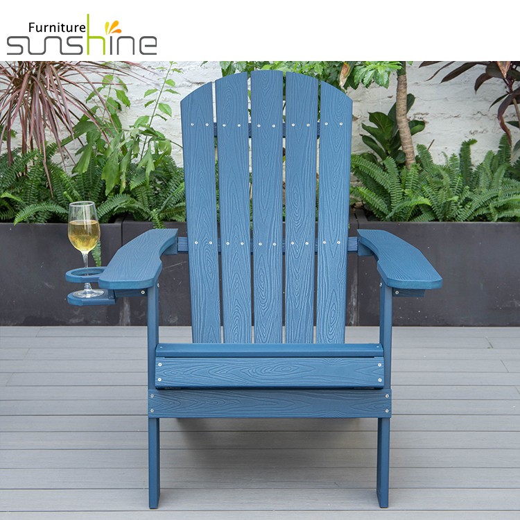 Patio Furniture Adirondack Chair Modern Recycled Plastic Wood For