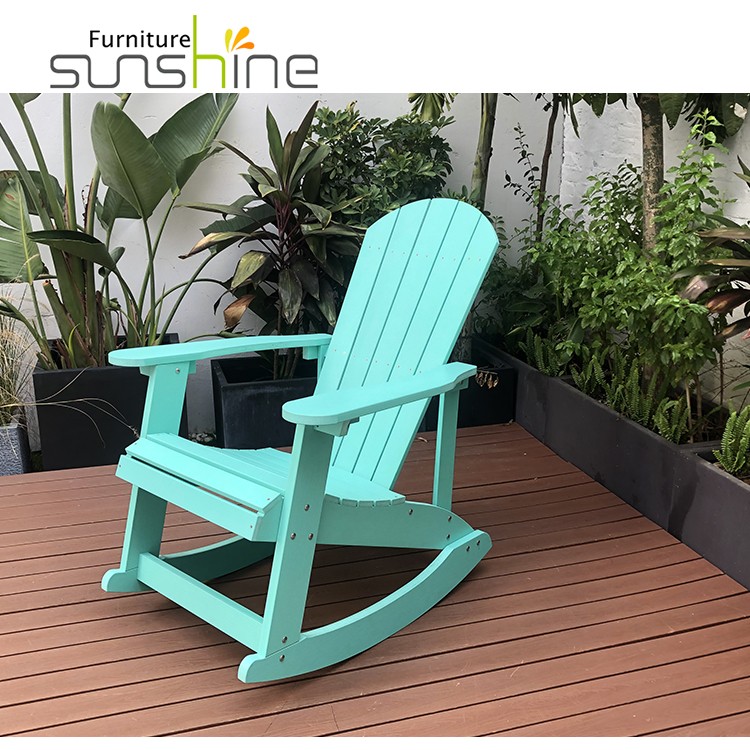Patio Furniture Hdpe Adirondack Chair Rocking Recycled Plastic Wood All