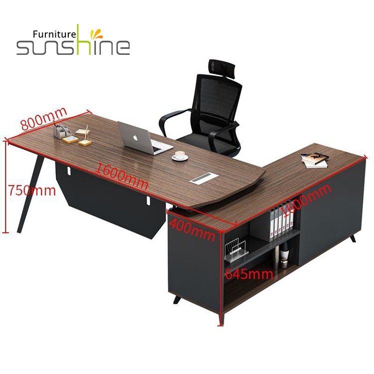 Commercial Style High Class Office Furniture Executive Table Melamine L