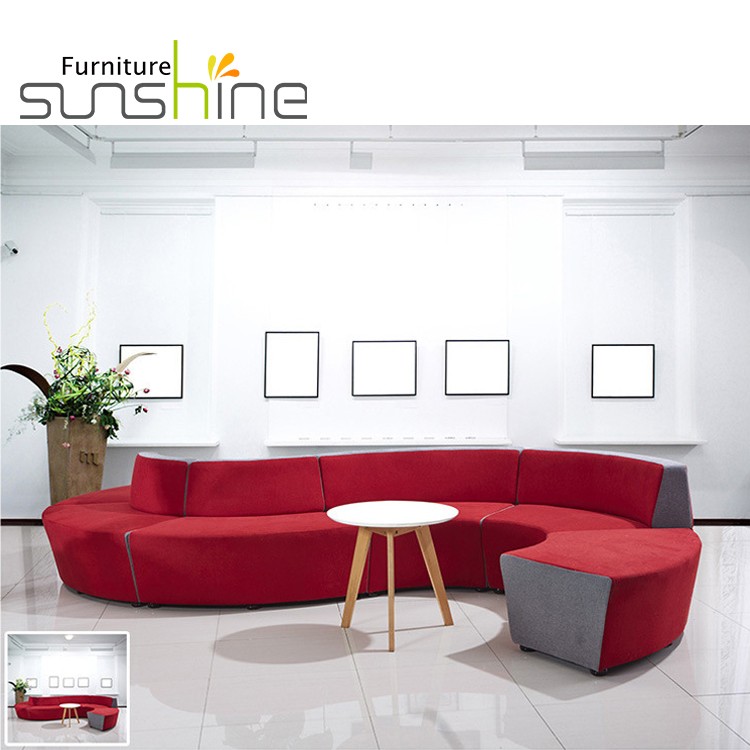 Hotel Lobby Sofa Circle Sofa Bed Assemble Reception Combination Sofa Office Sofa Sunshine