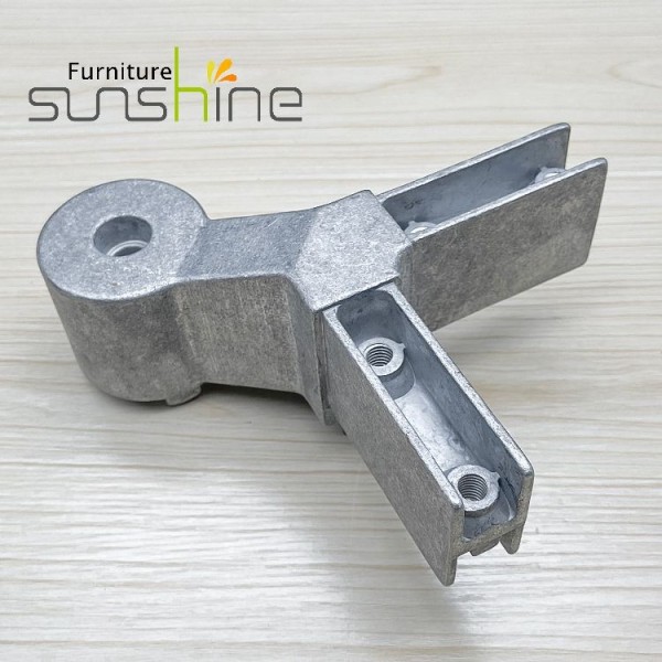 Aluminium Alloy Office Furniture Leg Square Tube Connector Office Desk