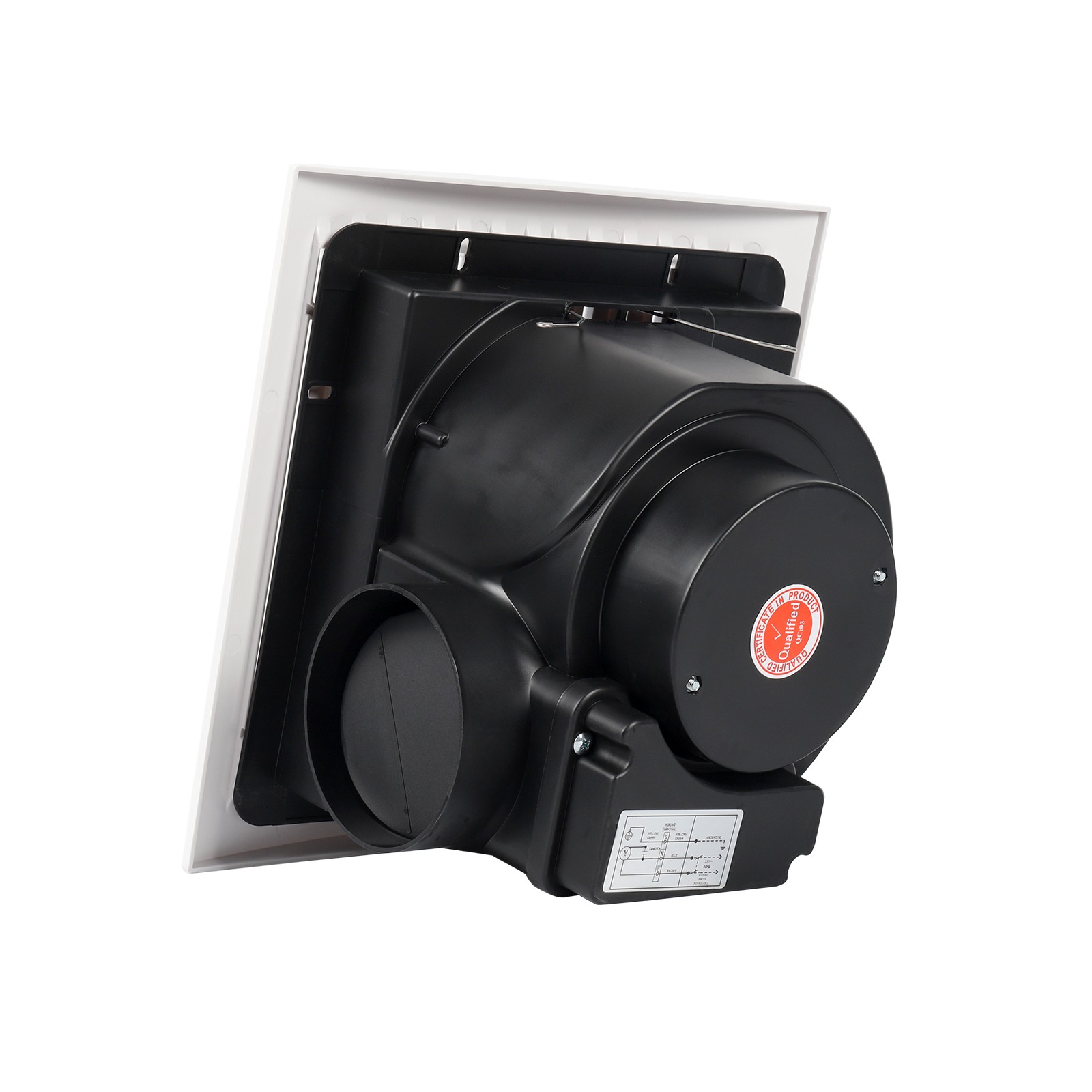 Extractor De Techo Integrado 20x20 Cm | Ventilación Silenciosa Para Baño Y Cocina | Ahorro Energético